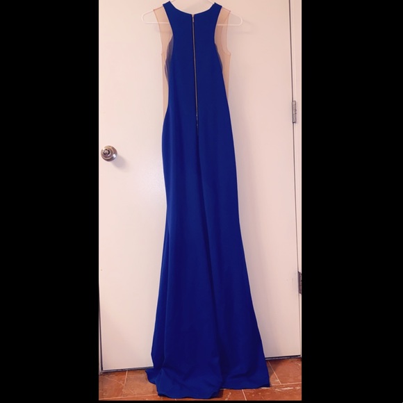 Nicole Bakti Sleeveless Illusion side gown - Picture 5 of 7